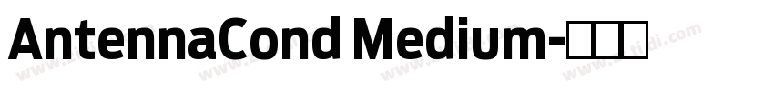 AntennaCond Medium字体转换
